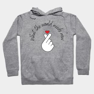 Love and heart sign Hoodie